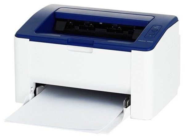Принтер лазерный Xerox Phaser 3020BI, ч/б, A4 - интерфейсы: Wi-Fi, USB, AirPrint