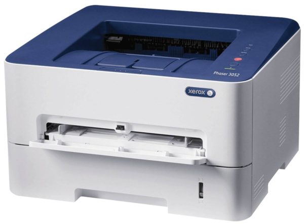 Принтер лазерный Xerox Phaser 3052NI, ч/б, A4 - печать: черно-белая лазерная