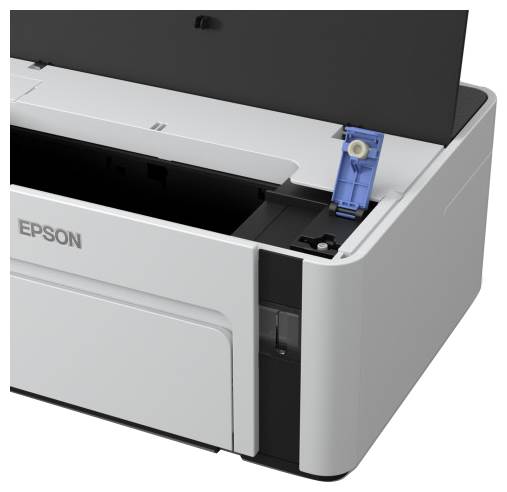 Принтер струйный Epson M1120, ч/б, A4 - особенности: пигментные чернила, система непрерывной подачи чернил (СНПЧ)