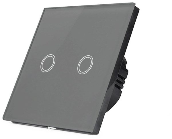 Сенсорный выключатель MiniTiger FF-S-002GR, 10 А, серый - тип комплектации: в сборе с корпусом