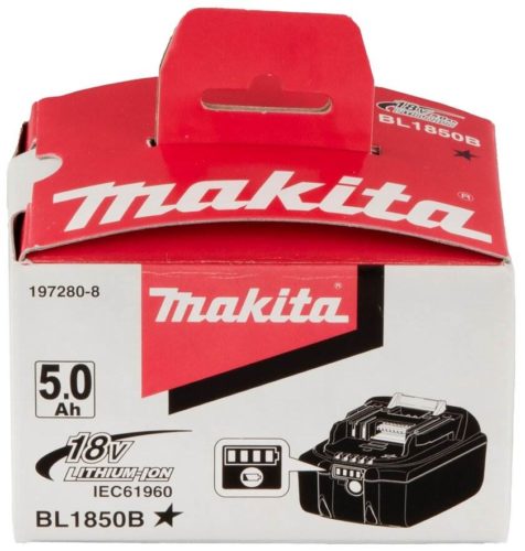 Аккумулятор Makita BL1850B Li-Ion 18 В 5 А·ч