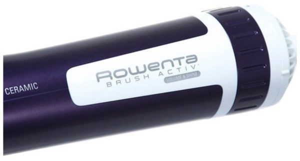 Фен-щетка Rowenta CF 9530 - особенности: вращение шнура, петля для подвешивания, съемный фильтр