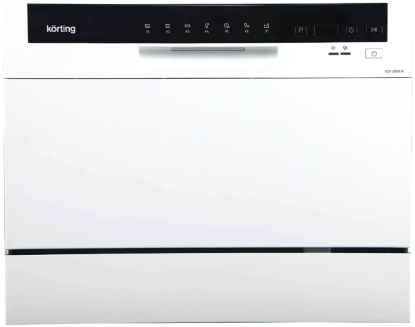 Компактная посудомоечная машина Korting KDF 2050 W - вместимость: 6 комплектов