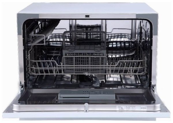Компактная посудомоечная машина Midea MCFD55320S / MCFD55320W - тип сушки: конденсационная