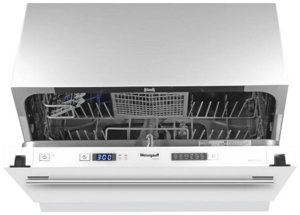 Компактная встраиваемая посудомоечная машина Weissgauff BDW 4106 D - вместимость: 6 комплектов