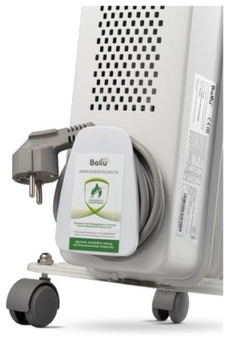 Масляный радиатор Ballu Level BOH/LV-09 2000 - защита: отключение при перегреве