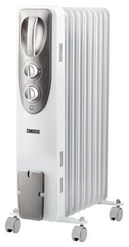 Масляный радиатор Zanussi ZOH/ES-09WN - максимальная площадь обогрева: 25 кв.м