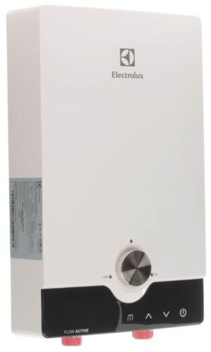 Проточный электрический водонагреватель Electrolux NPX 8 Flow Active 2.0 - размеры (ШxВxГ): 226x370x88 мм