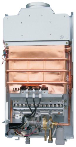 Проточный газовый водонагреватель Ладогаз ВПГ 11ED-01 - тип камеры сгорания: открытый