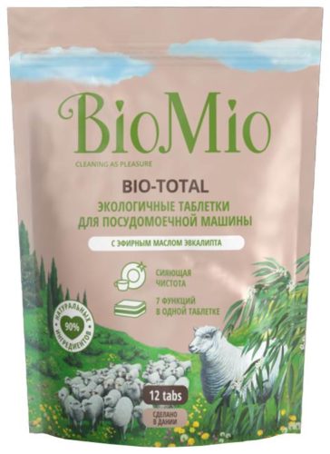 Таблетки для посудомоечной машины BioMio Bio-total
