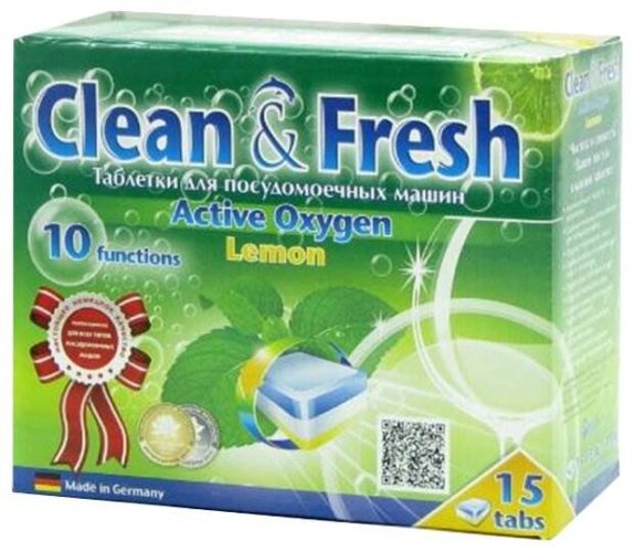Таблетки для посудомоечной машины Clean & Fresh All in 1