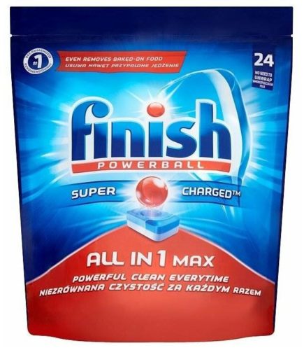 Таблетки для посудомоечной машины Finish All in 1 Max original - содержит: активный кислород, энзимы