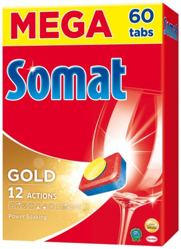 Таблетки для посудомоечной машины Somat Gold - особенности: растворимая оболочка