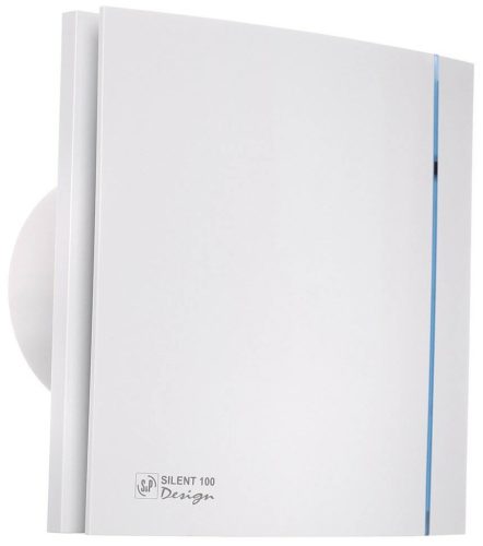 Вентилятор вытяжной Soler & Palau SILENT-100 CHZ DESIGN 8 Вт - материал передней панели: пластик