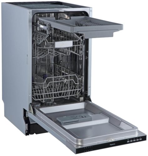 Встраиваемая посудомоечная машина Бирюса DWB-410/6 - число программ: 6, класс мойки: A