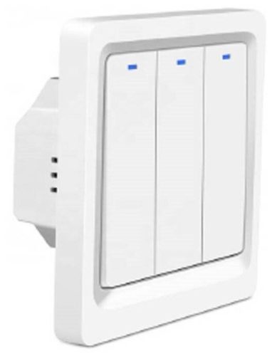 Выключатель 3х1-полюсный HIPER IoT Switch B03, белый - монтаж: встраиваемый