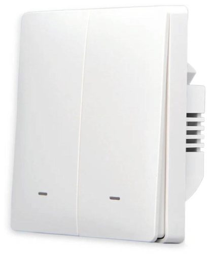 Выключатель ELARI SmartNRG Switch Double SWT-ZB/22, белый - тип комплектации: в сборе с корпусом