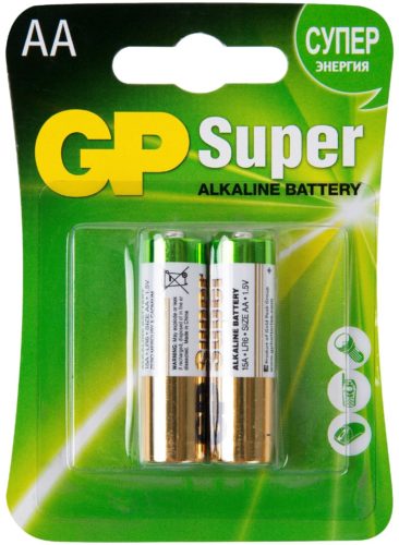 Батарейка GP Super Alkaline AA - технология: щелочная (alkaline)
