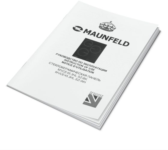 Электрическая варочная панель MAUNFELD MVCE45.3HL.SZ-BK