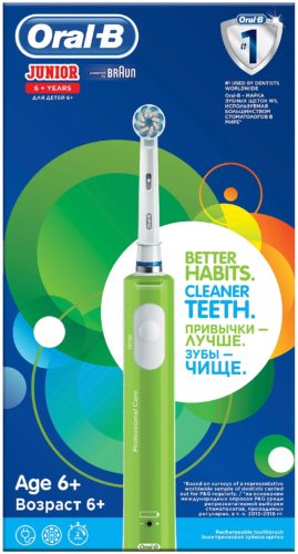 Электрическая зубная щетка Oral-B Junior - режимы: ежедневная чистка
