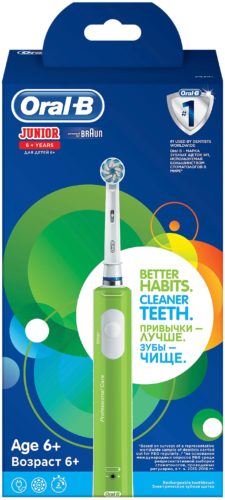 Электрическая зубная щетка Oral-B Junior - особенности: подставка