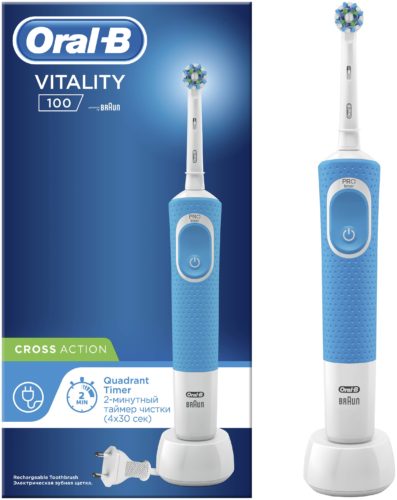 Электрическая зубная щетка Oral-B Vitality 100 - назначение: для взрослых