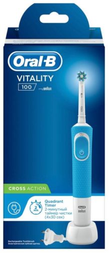 Электрическая зубная щетка Oral-B Vitality 100 - питание: от аккумулятора