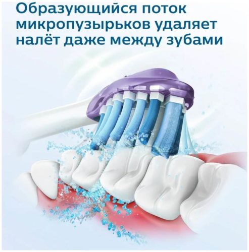 Электрическая зубная щетка Philips Sonicare 2 Series gum health HX6232/41 - пульсаций в минуту: 31000