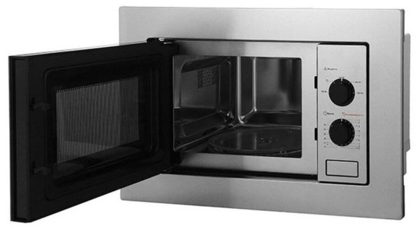 Микроволновая печь встраиваемая Midea MM820B2Q-SS - внутреннее покрытие камеры: нерж. сталь