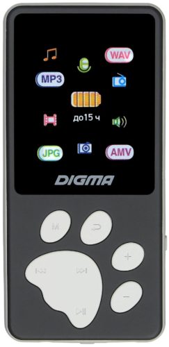 MP3-плеер DIGMA S4 - встроенная память: 8 ГБ