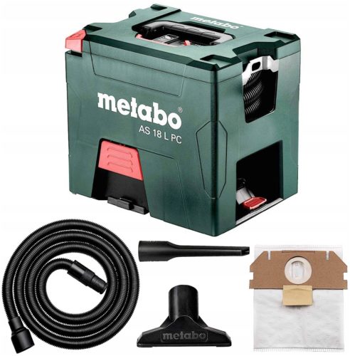Профессиональный пылесос Metabo AS 18 L PC (602021000) - дополнительные функции работа на выдув, регулировка мощности