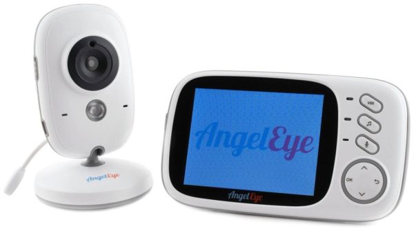 Видеоняня AngelEye AE603 - особенности родительского блока: регулировка громкости, работа от сети 220 В, таймер, экран