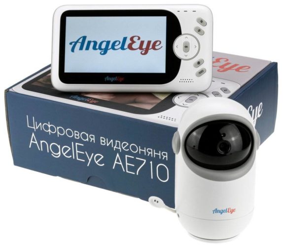 Видеоняня AngelEye AE710 - особенности родительского блока: регулировка громкости, работа от сети 220 В, таймер, экран