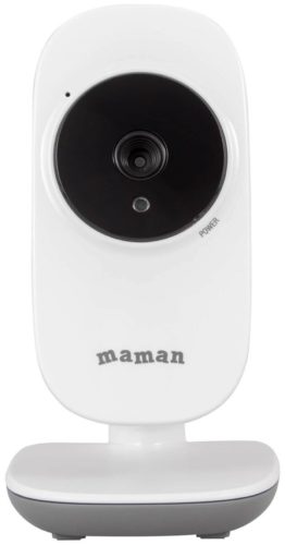 Видеоняня Maman BM2600 - особенности детского блока: термометр, функция ночного видения, работа от сети 220 В, голосовая активация (VOX), двусторонняя голосовая связь