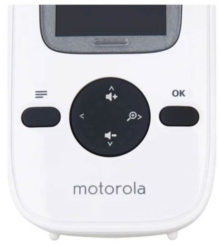 Видеоняня Motorola MBP481 - особенности детского блока: двусторонняя голосовая связь, подвижная камера, работа от сети 220 В, функция ночного видения