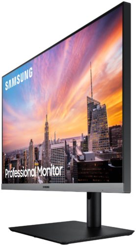 24" Монитор Samsung S24R650FDI, 1920x1080, 75 Гц, IPS - особенности: подсветка без мерцания (Flicker-Free), поворот на 90 градусов, регулировка по высоте