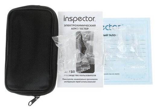 Алкотестер Inspector AT750 - визуальная, звуковая индикация