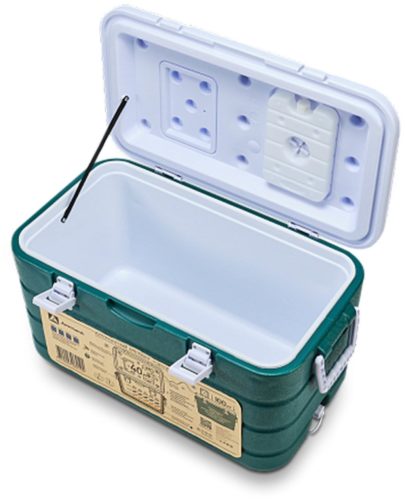 Арктика Изотермический контейнер с боковыми ручками и верхним клапаном - материал внутреннего слоя: пластик