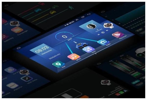 Автомагнитола андроид 2din 7 дюймов 1Gb/16gb Android магнитола, магнитола для авто Андройд (WiFi, Bluetooth, GPS, USB, AUX - оС Android