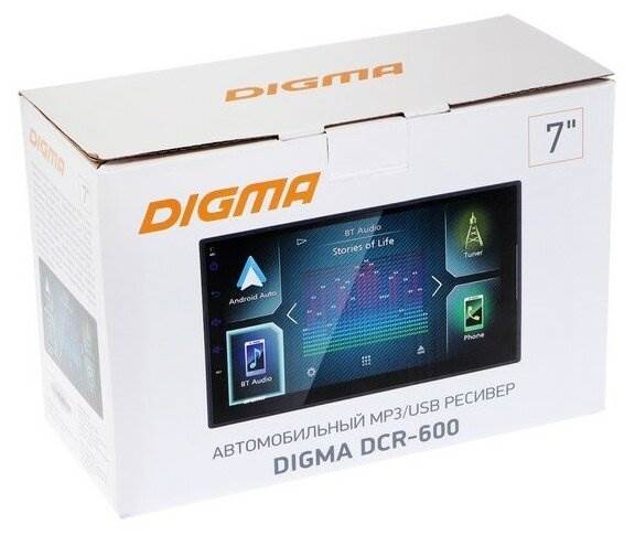 Автомагнитола DIGMA DCR-600