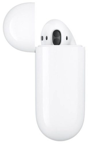 Беспроводные наушники Apple AirPods 2 с зарядным футляром MV7N2 - количество микрофонов: 2