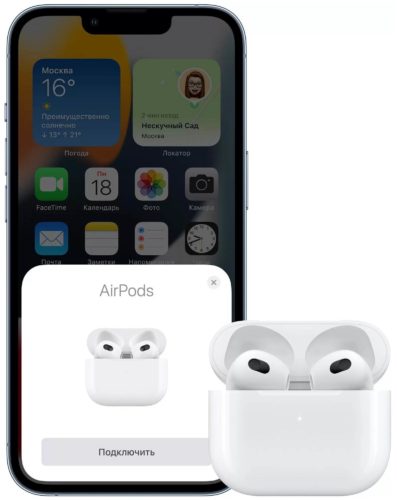 Беспроводные наушники Apple AirPods 3 MagSafe Charging Case - время работы: 6 ч