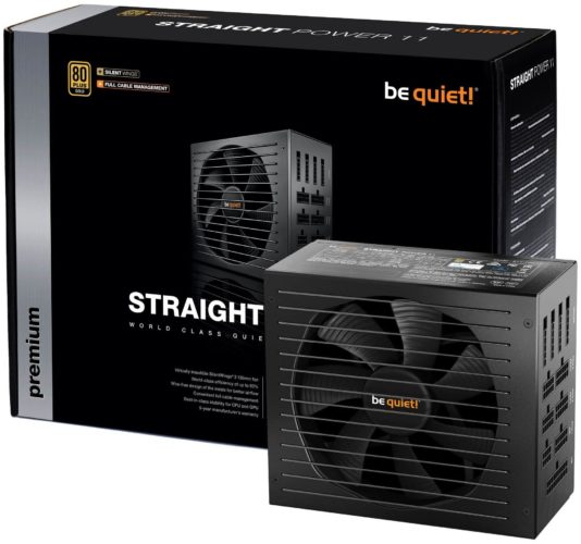 Блок питания be quiet! Straight Power 11 850W - охлаждение: 1 вентилятор (135 мм, до 25 дБ)