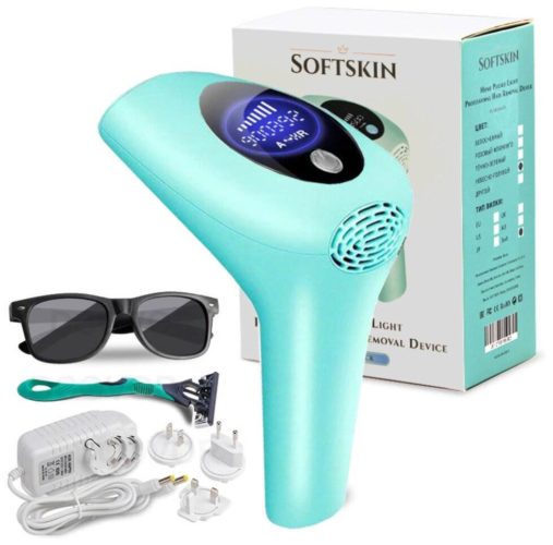 Фотоэпилятор Softskin для домашнего использования 999 999 вспышек. Эпилятор лазерный IPL. Аппарат для удаления волос на всём теле. - линейка: Family