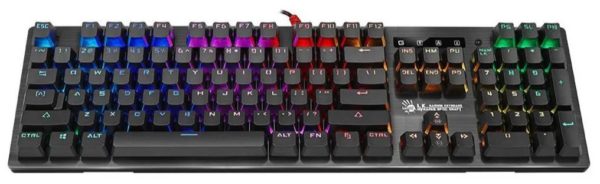 Игровая клавиатура Bloody B820R - цвет: черный