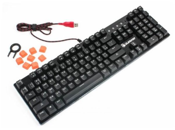 Игровая клавиатура Bloody B820R - общее количество клавиш: 104
