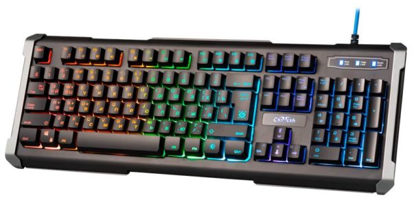 Игровая клавиатура Defender Chimera GK-280DL - тип клавиатуры: мембранная