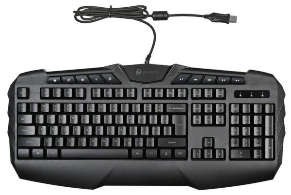 Игровая клавиатура OKLICK 777G PSYCHO Black USB - длина кабеля: 1.8 м