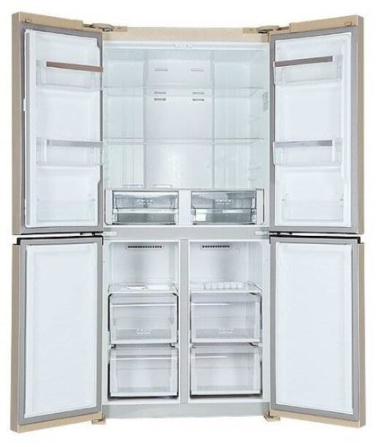 Холодильник HIBERG RFQ-490DX NF - объем морозильной камеры: 148 л