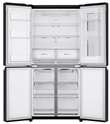 Холодильник LG DoorCooling+ GC-Q22FTBKL - размораживание: No Frost